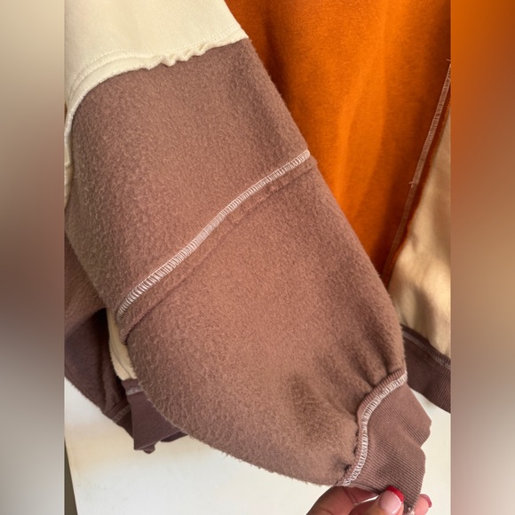 BIBI Oversized Colorblock Crewneck – Dolman Sleeves, Small NWOT - Picture 6 of 9